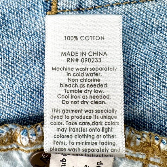 High Rise Light Wash Shorts - Picture 10 of 15